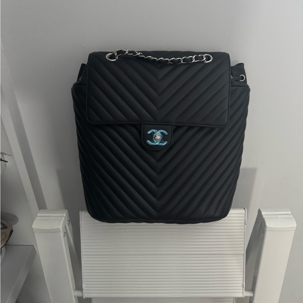 Brand New Unworn with tags Chanel Black Quilted Backpack